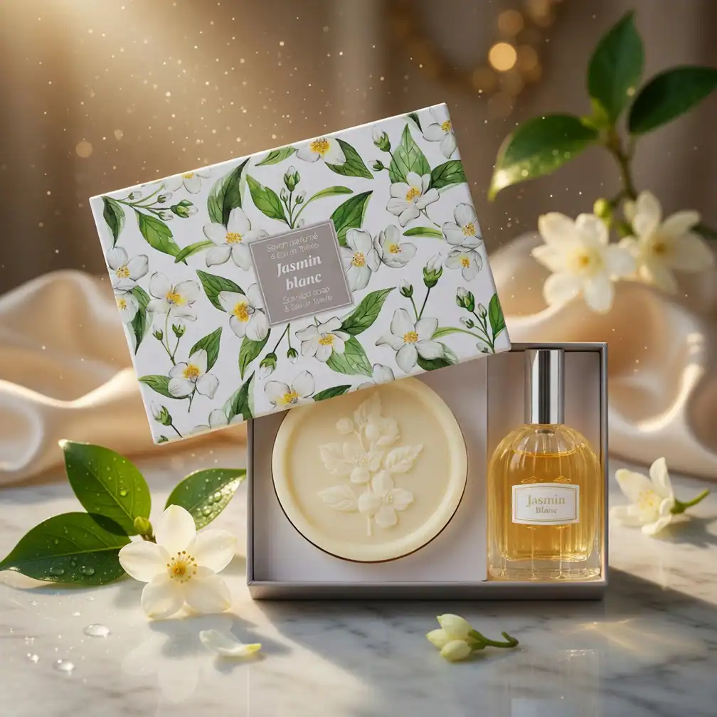 Coffret Luxe Savon Botanique & Eau de Toilette , 3 parfums au choix